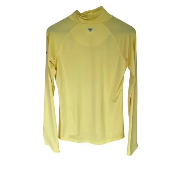 Columbia Yellow Omni-Freeze Advanced Cooling Running Workout Top - Medium - Picture 3 of 5